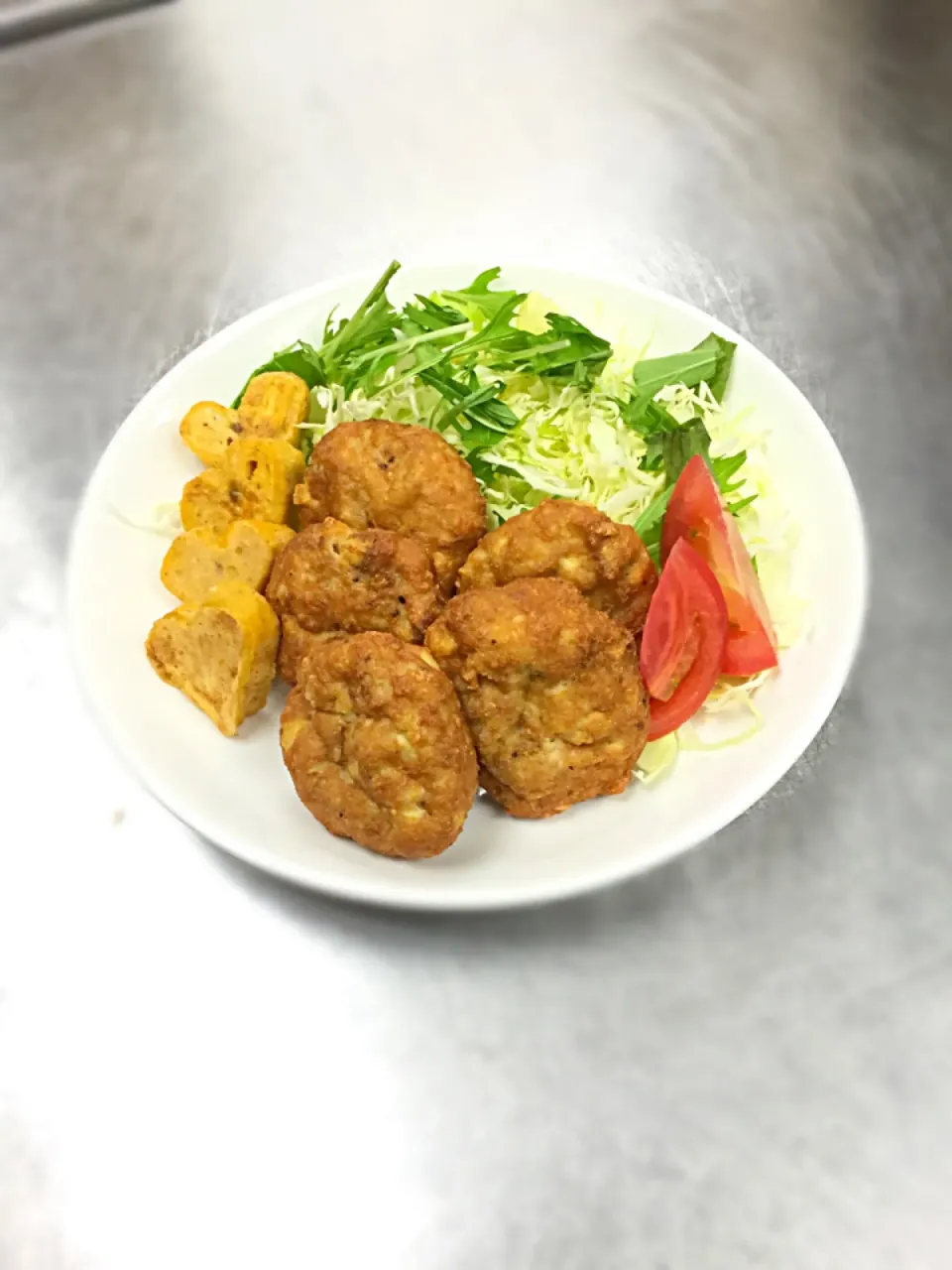 ﾊｰﾄの卵焼き＆豆腐つくね|如月( ﻿˶﻿´⚰︎`˵﻿ )さん