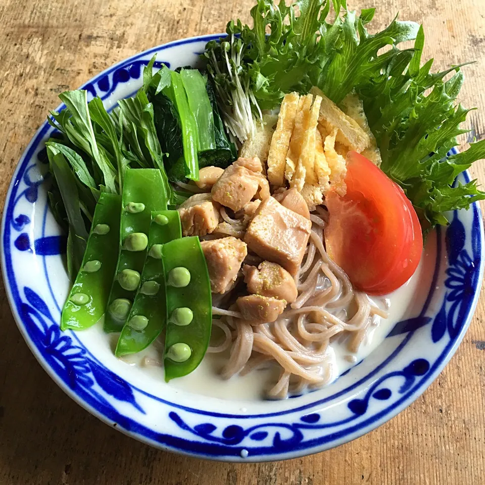 豆乳ぶっかけ蕎麦‼︎|Yoshinobu Nakagawaさん