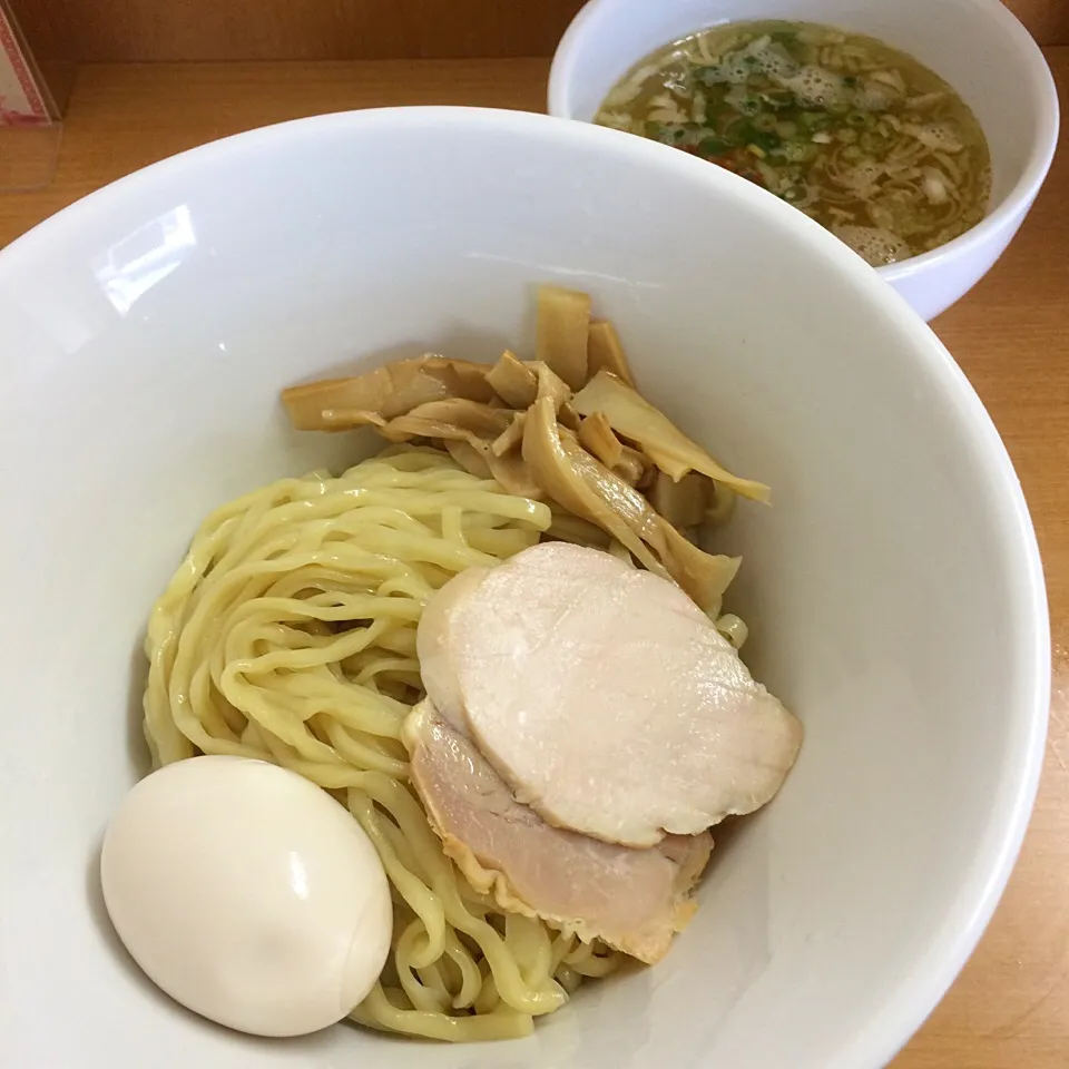 塩つけ麺＋味付半熟玉子@錦太朗(横須賀中央)|塩豚骨さん