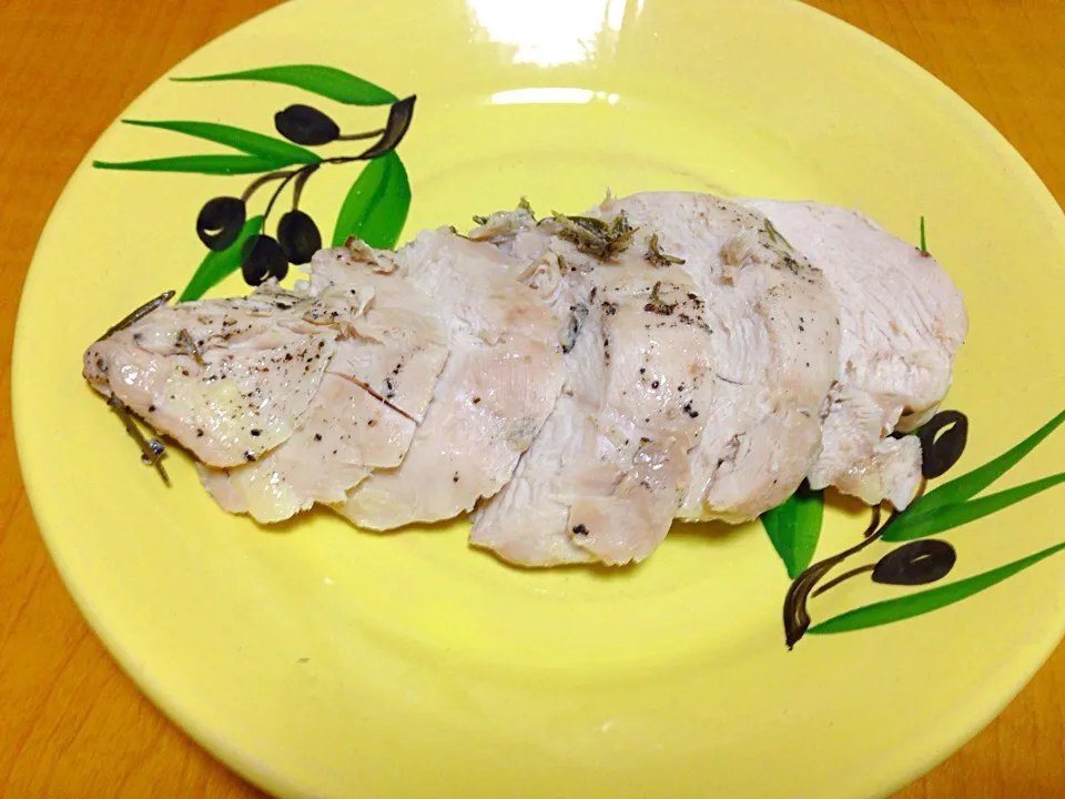 鳥胸肉の炊飯器ポン！|きんぐさん