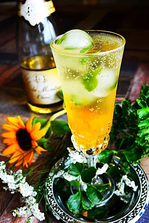 Snapdishの料理写真:Sunflower drop　#金魚の肴　#家バル　#cocktails|青山金魚さん