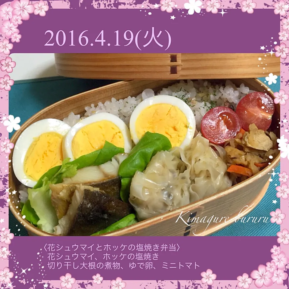 2016年4月19日のお弁当|気まぐれぶるるさん