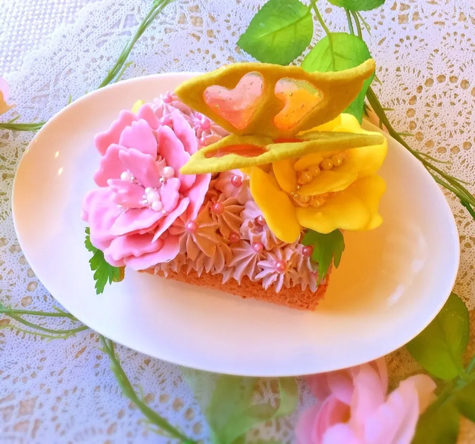 母の日💓イチゴのロールケーキ🍓|ゆうまま🍰さん