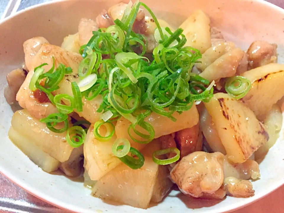 鶏大根のバター醤油|かなさん