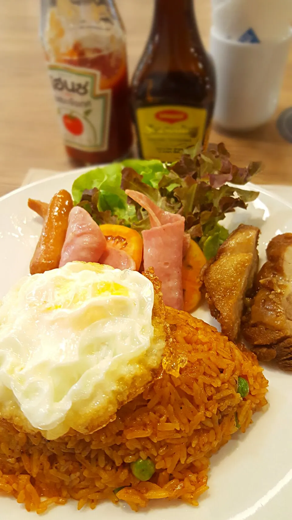 "ข้าวผัดอเมริกัน" 🍳
(American fried rice) 
ไม่ได้กินนานแหละ...😋😋|🌴Papa Naughty...(new id)🍹さん