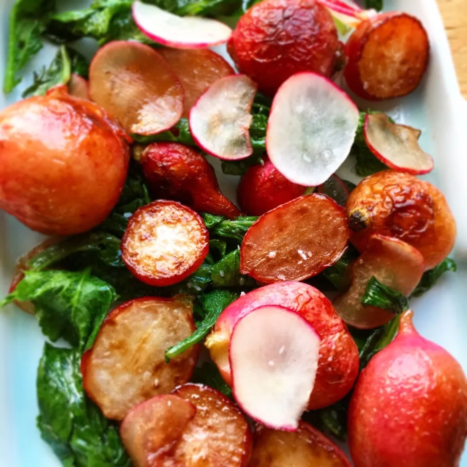 Radish and Radish Leaves 😋|mamaeriさん