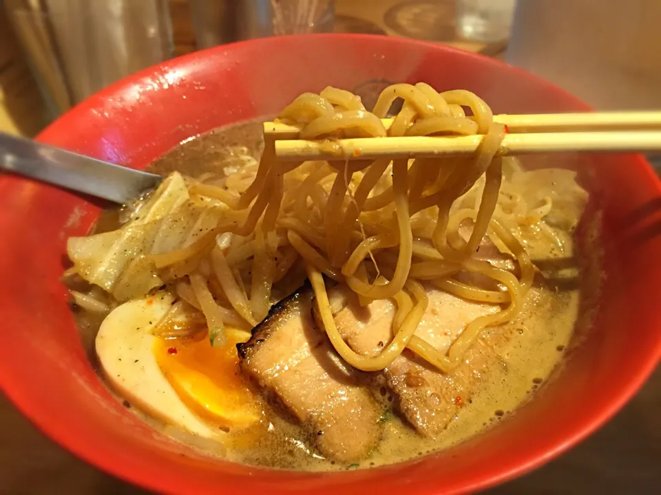 焦げ味噌ラーメン@無垢・新横浜ラー博|らーめん好き！さん