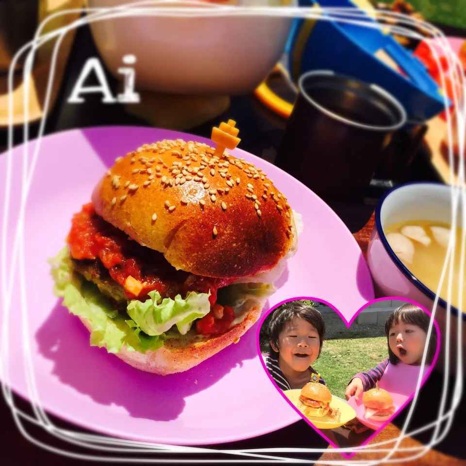 メイさんの料理 手作りバーガー🍔|Ai☆さん