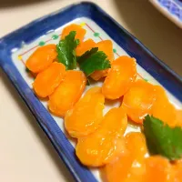 Snapdishの料理写真:黄身みそ漬け|hanaさん