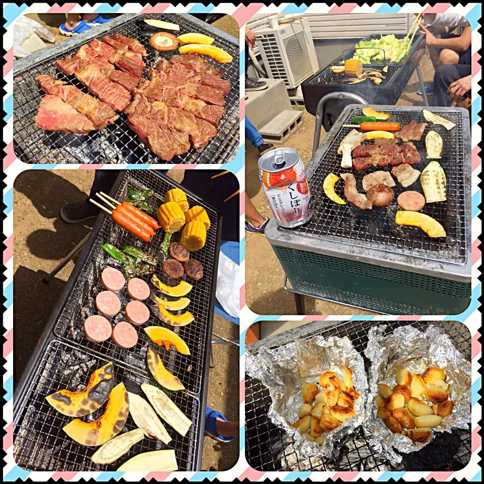 GW最終日 BBQ🎶🍖🌽🍆👯|いしくん。（たまご王子🥚🐣🐥🐔）さん