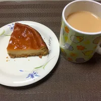 Snapdishの料理写真:チーズいらずのチーズケーキ？です(・⊝・)b|ひよろさん