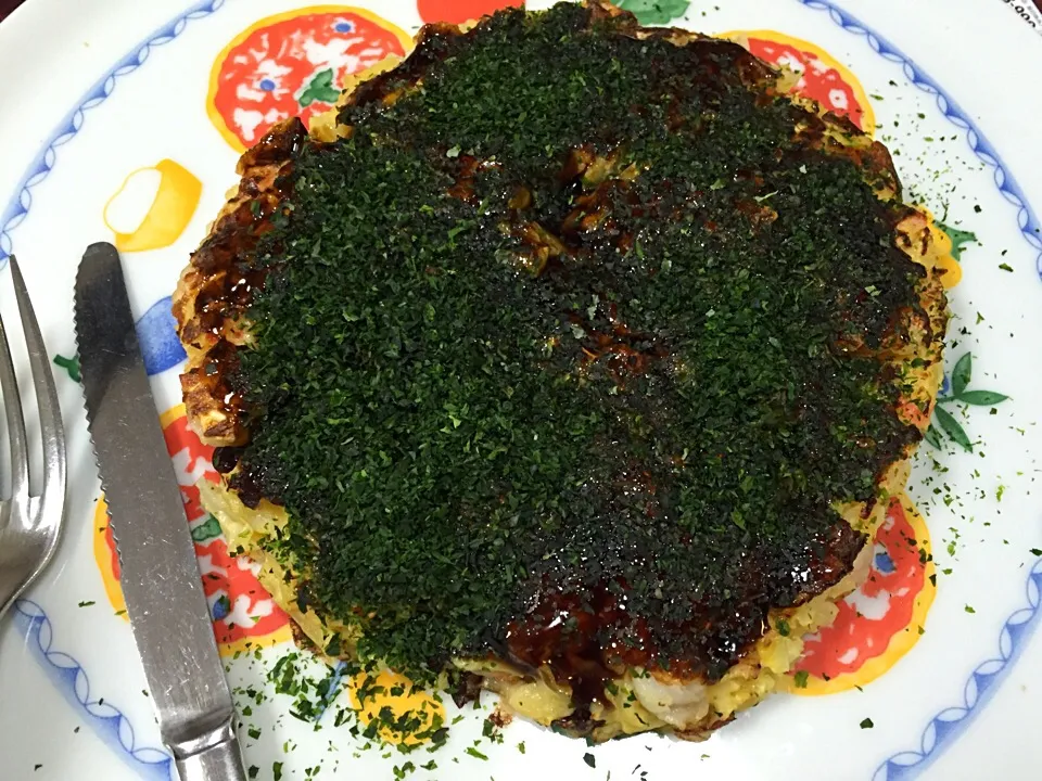 Snapdishの料理写真:我が家のお好み焼き|Ikue Sawadaさん