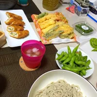 Snapdishの料理写真:天ぷら蕎麦|おもちゃんさん