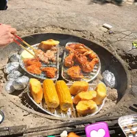 Snapdishの料理写真:バーベキュー🍖💓|naoさん