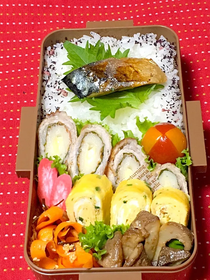 高校生男子のがっつり弁当.ﾟ٩(๑⃙⃘˙ᵕ˙๑⃙⃘)۶:.｡|おざMAMAさん