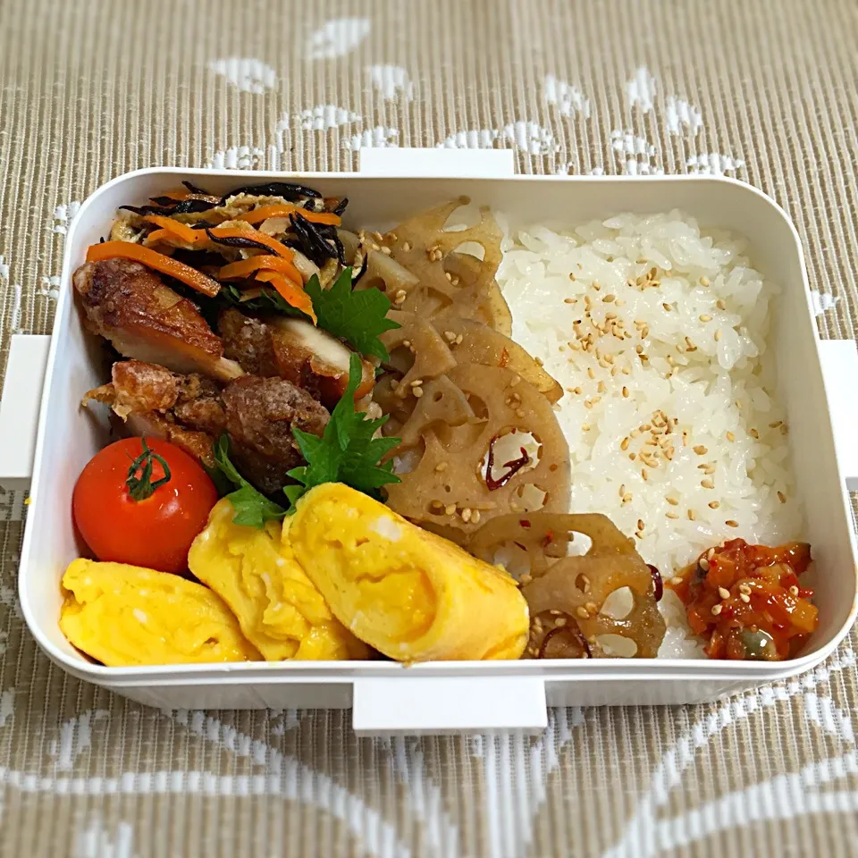 今日の旦那様お弁当(◍•ᴗ•◍)#お弁当|あさこさん