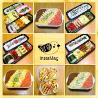 Snapdishの料理写真:旦那さんとお姉ちゃんのお弁当☆ 2016.4.27〜5.9