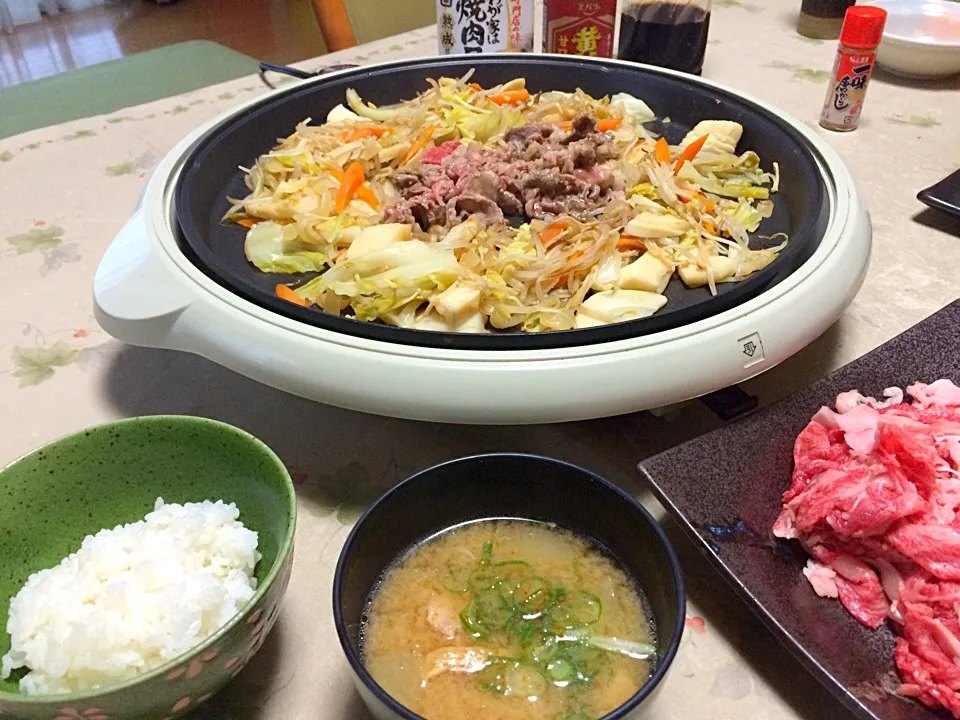 野菜炒めを焼肉風に😁|makoさん