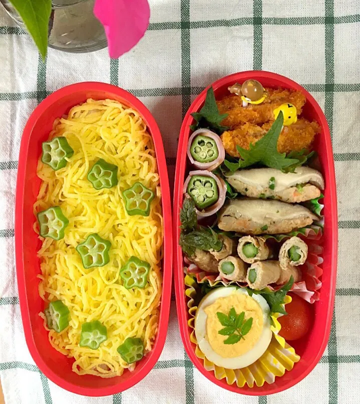 Snapdishの料理写真:今日の塾弁|Mikaさん