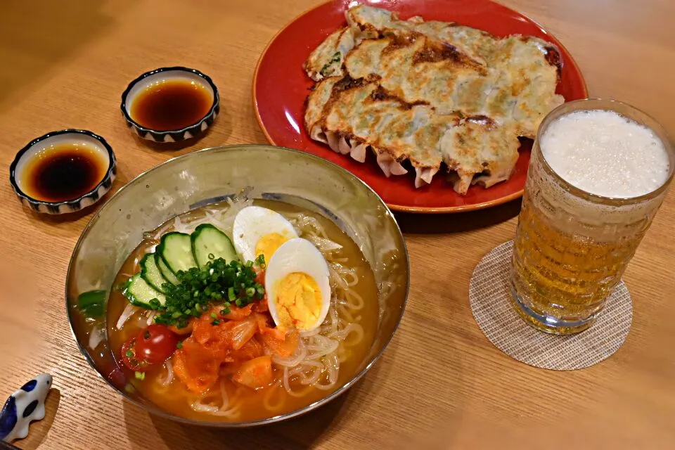 自家製餃子＆盛岡冷麺|ゆきっぴさん