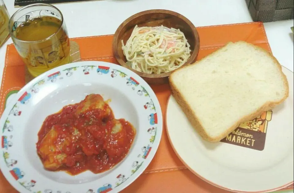 チキンのトマト煮込み|ちーちんさん