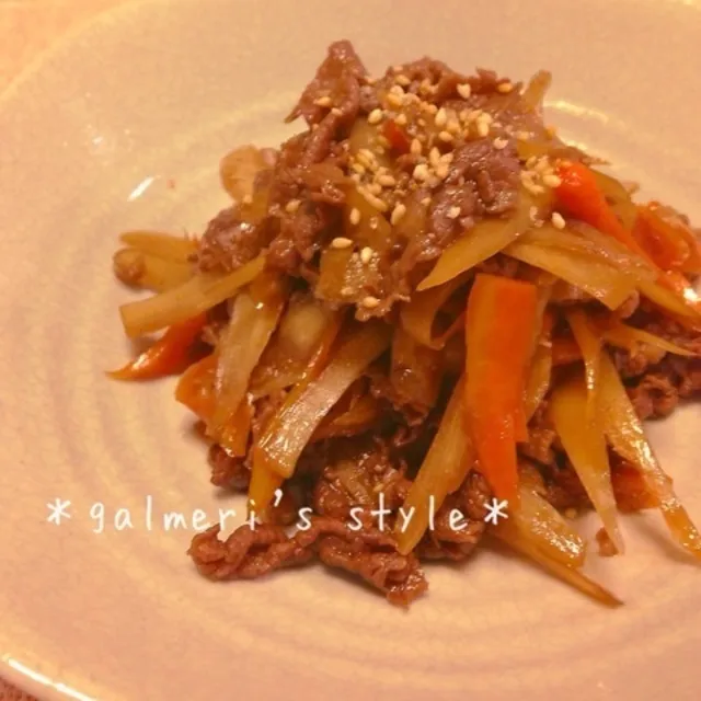 FUKIKO．さんの【簡単＊お弁当＊作り置き】牛肉とごぼうのしぐれ煮 #レシピブログ #RecipeBlog|レシピブログさん