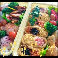 Snapdishの料理写真:●お弁当
●飾りいなり|あんさん