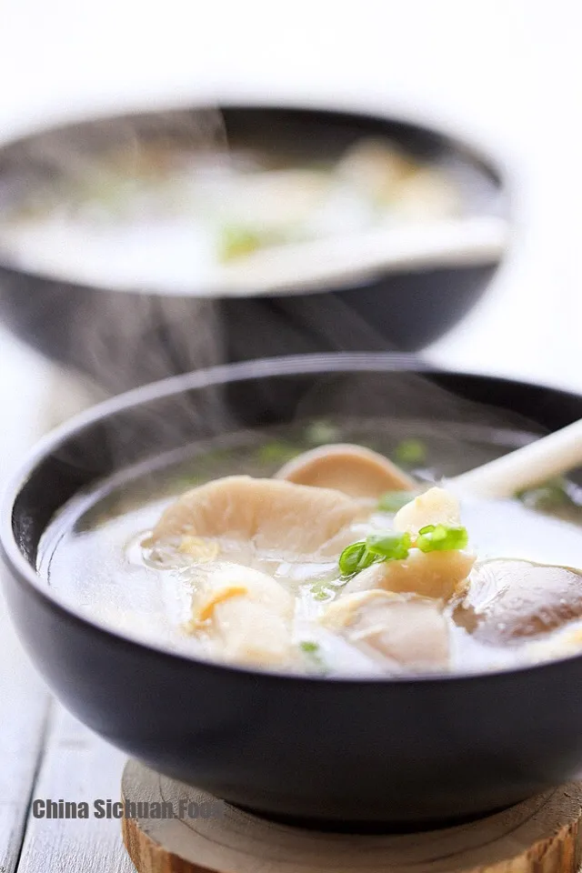 Egg Flower Soup with Oyster Mushroom|💕Food Love💕さん