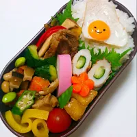 Snapdishの料理写真:2016.5.10 旦那弁

 #お弁当 #ランチ #lunch #お昼ご飯|honeyさん