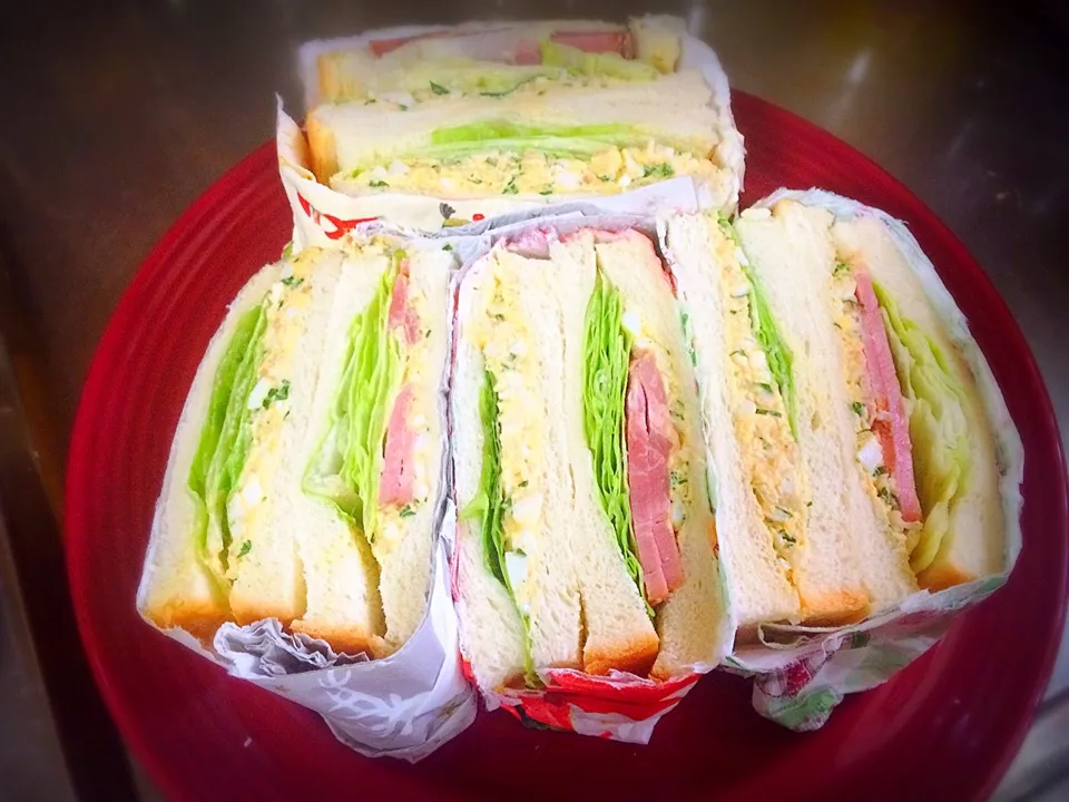 Imanaka Yukikoさんの料理 サンドイッチの包み方 やっと作ったよ(^◇^;)|佐野未起さん