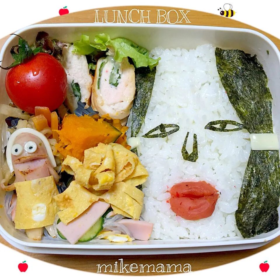 Snapdishの料理写真:息子弁当   大和君|miyukiさん