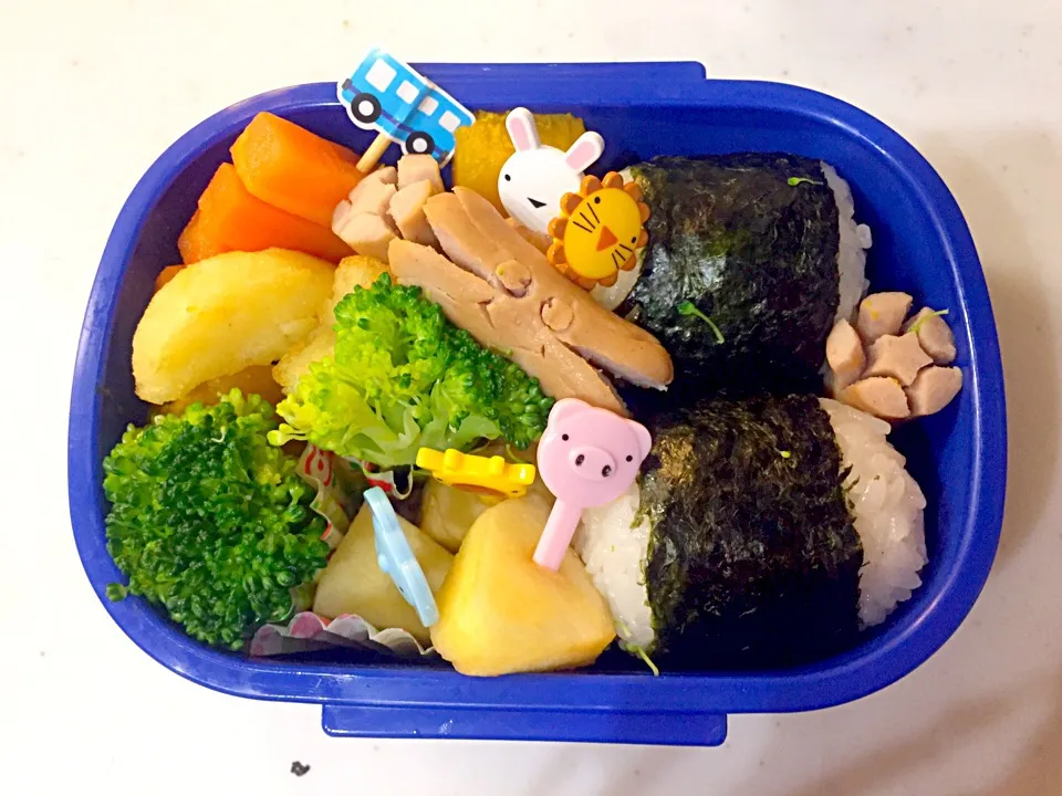 3歳次男バス遠足のお弁当♪|しょきあ☆さん