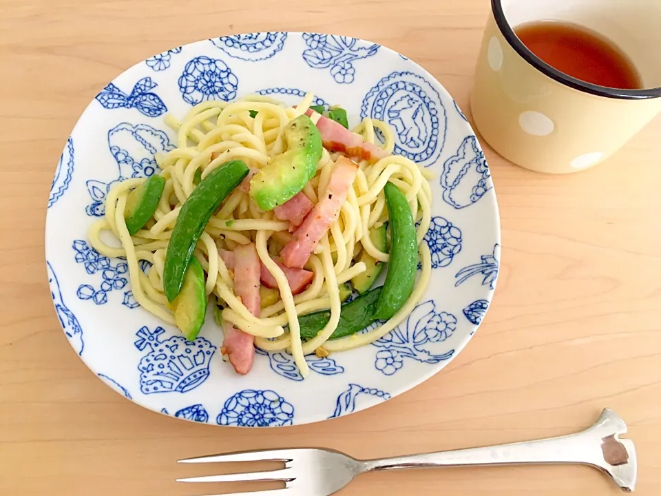 コストコ生パスタで1人ランチ|ネコのポーさん