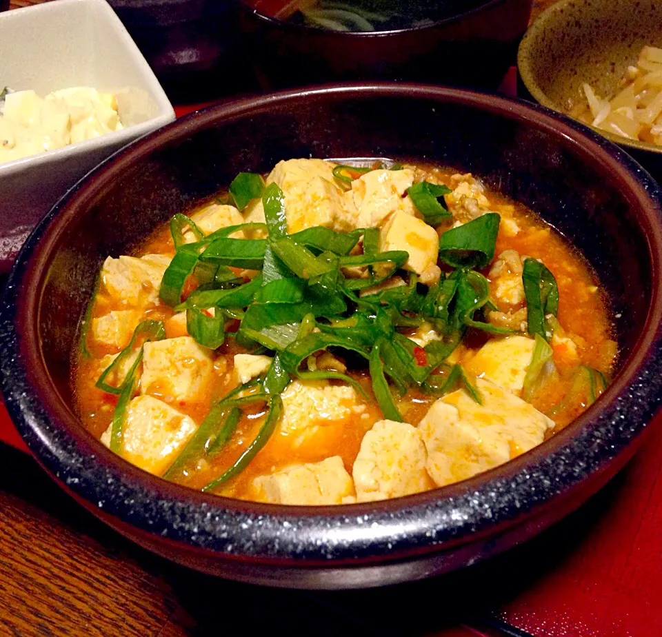 晩ごはん ケチャップ入り麻婆豆腐|ぽんたさん