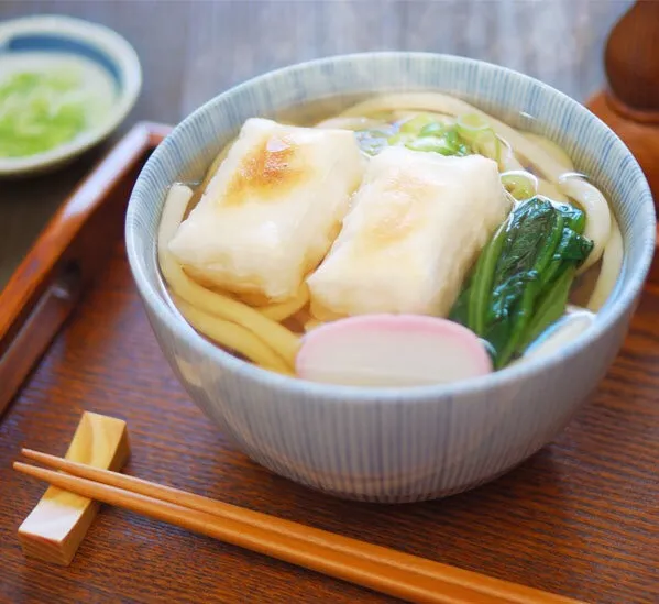 Snapdishの料理写真:Chikara Udon with Mochi Cakes|💕Food Love💕さん