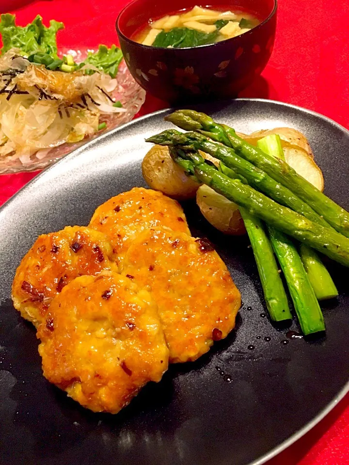 豆腐入り照り焼きつくね|まるまさん