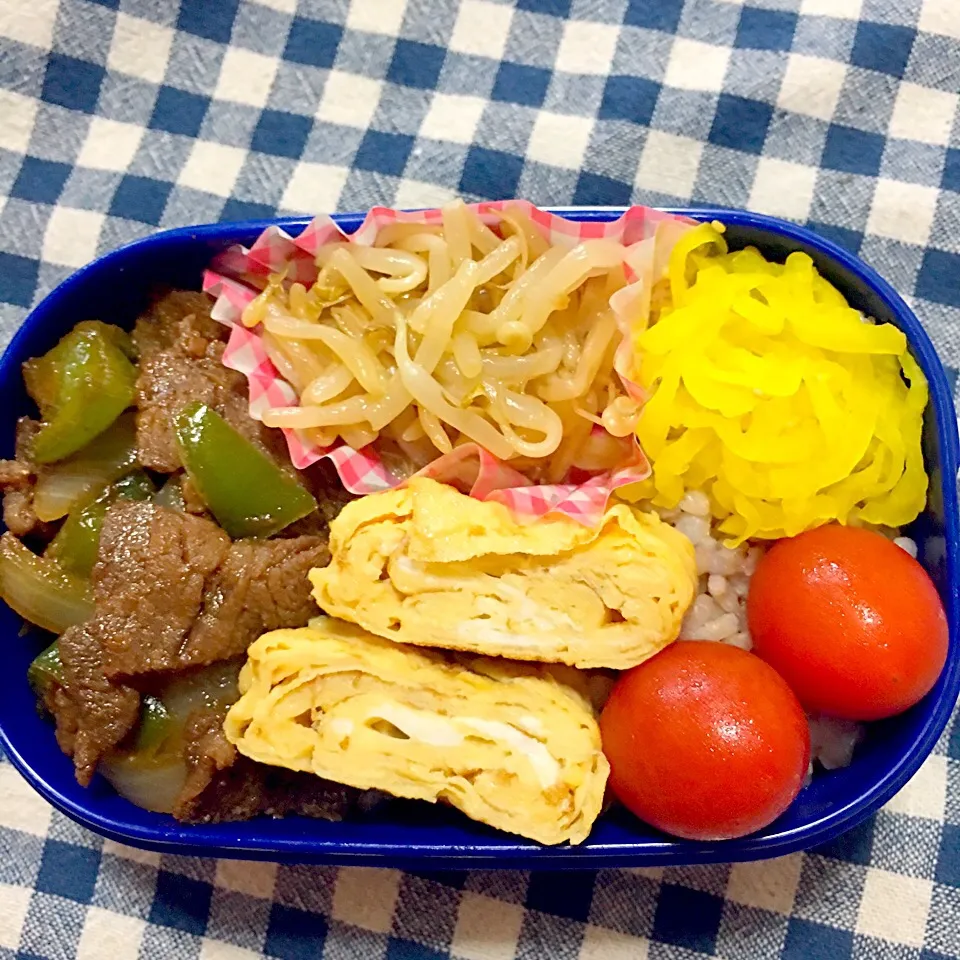 焼き肉ともやしのナムル弁当💕|みっちゃんさん