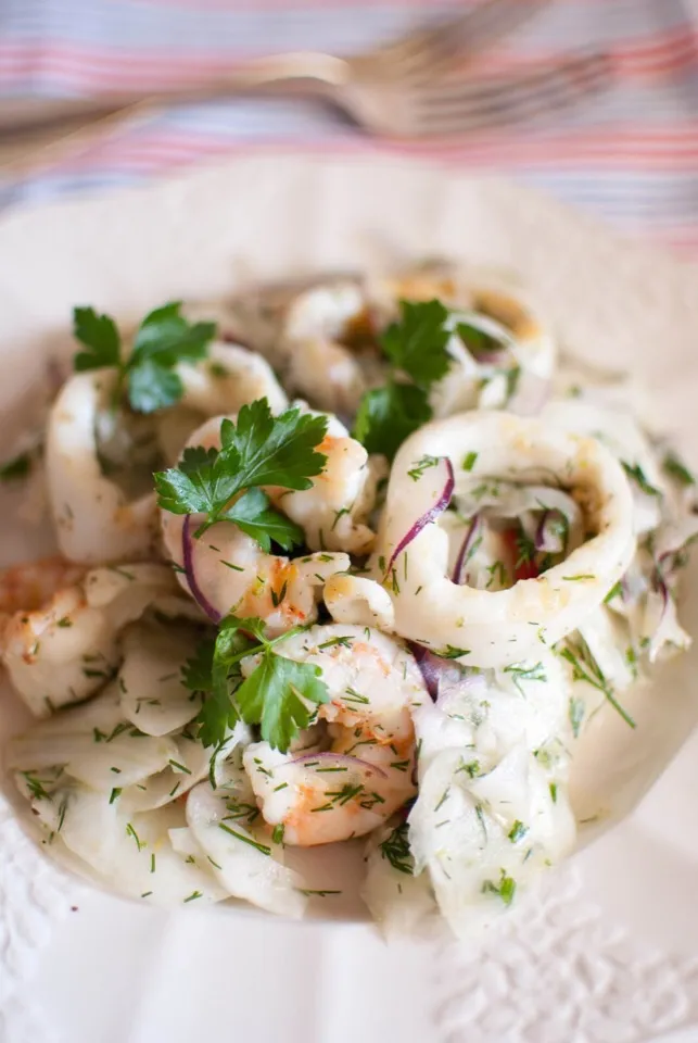 Snapdishの料理写真:Seafood, Fennel & Lime Salad|💕Food Love💕さん