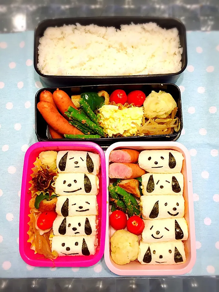 スヌーピーのサンドイッチ弁当☆|makoryuneさん