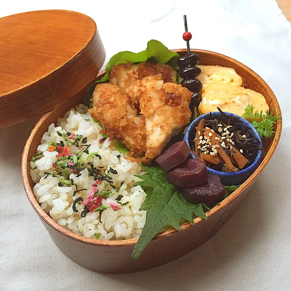 息子の〜チキンカツわっぱ弁当〜|ayaさん