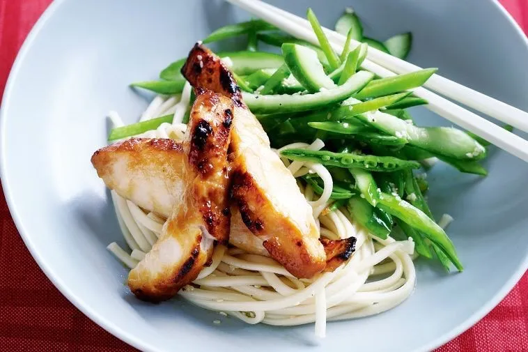 Grilled Miso Fish With Snow Pea Salad|💕Food Love💕さん