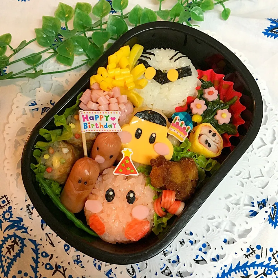 誕生日！星のカービィ弁当♡|ひぃちゃんさん