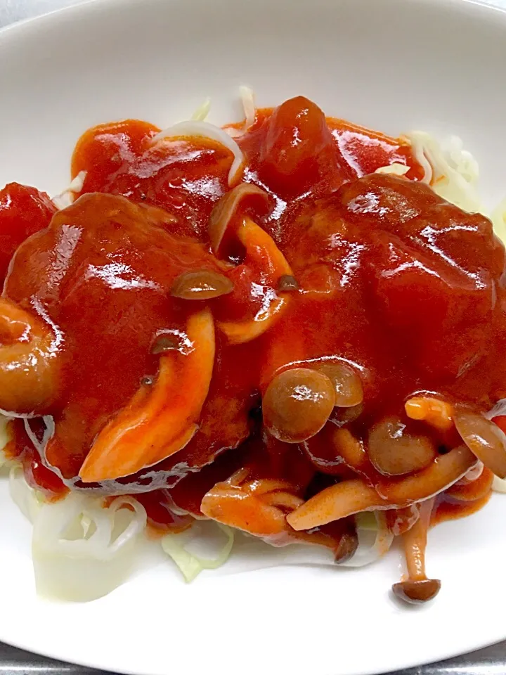 トマトソース煮込みハンバーグ|寧々栄養士さん