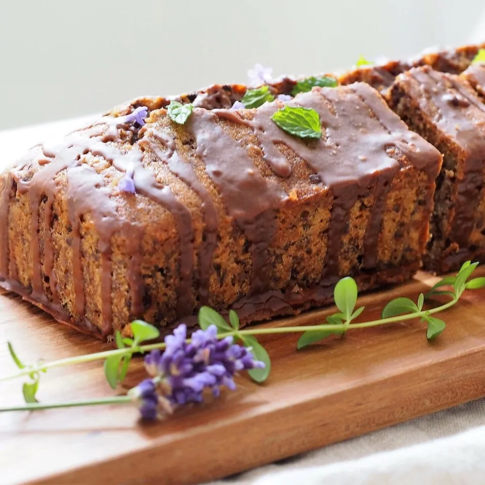 Snapdishの料理写真:Coffee and chocolate walnut Glutenfree loafcake|金本美香さん