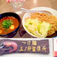 エビ入りつけ麺#新宿#量多め|しゅびるさん