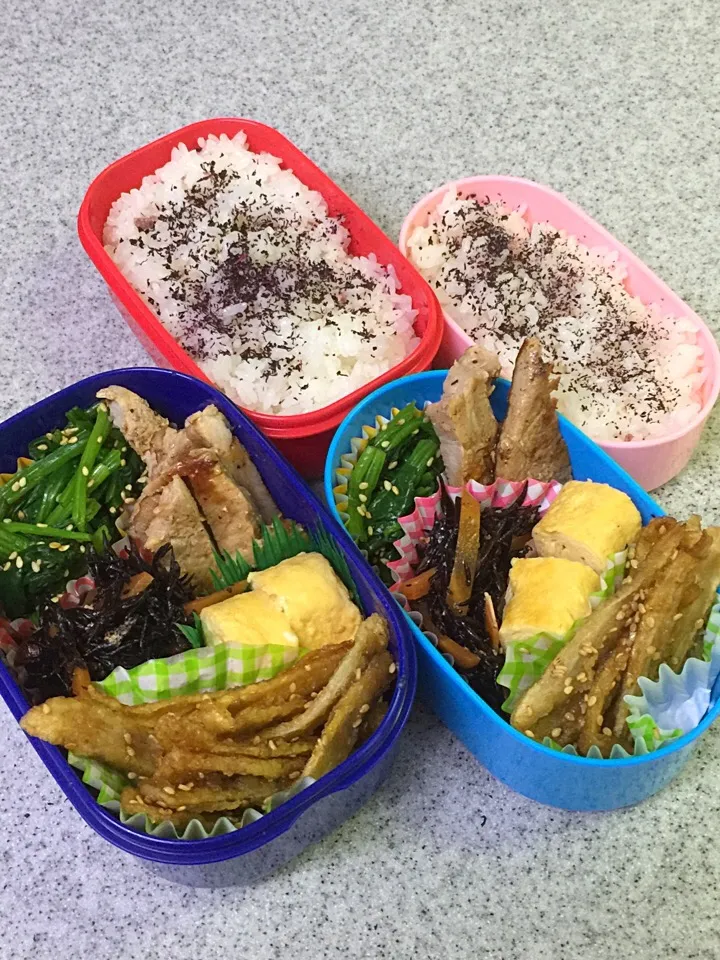 Snapdishの料理写真:今日のお弁当(n´v｀n)|ザクロさん