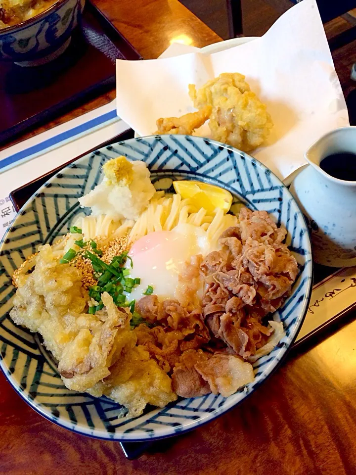 舞茸ぶっかけうどん|小串 真一郎さん