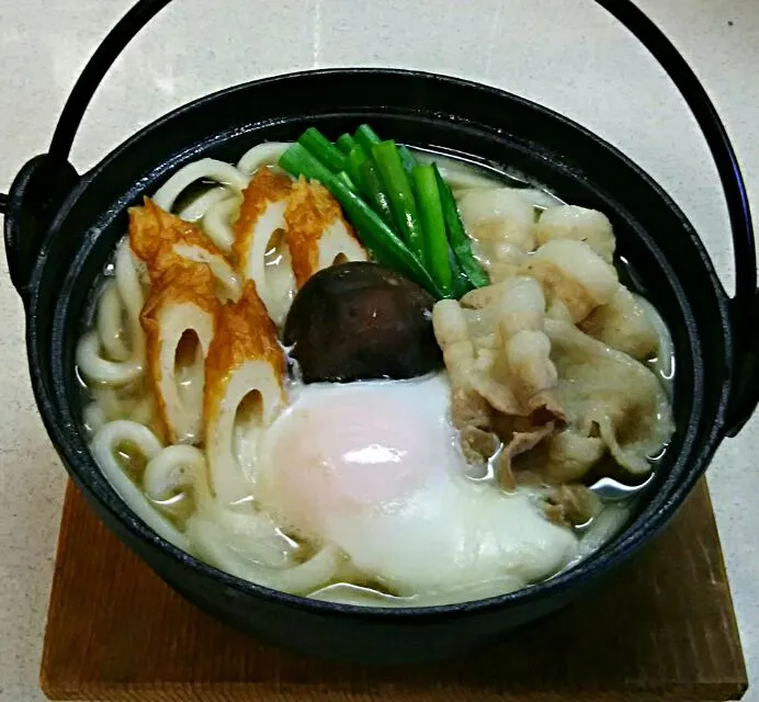 鍋焼きうどん|あらいぐまのしっぽさん