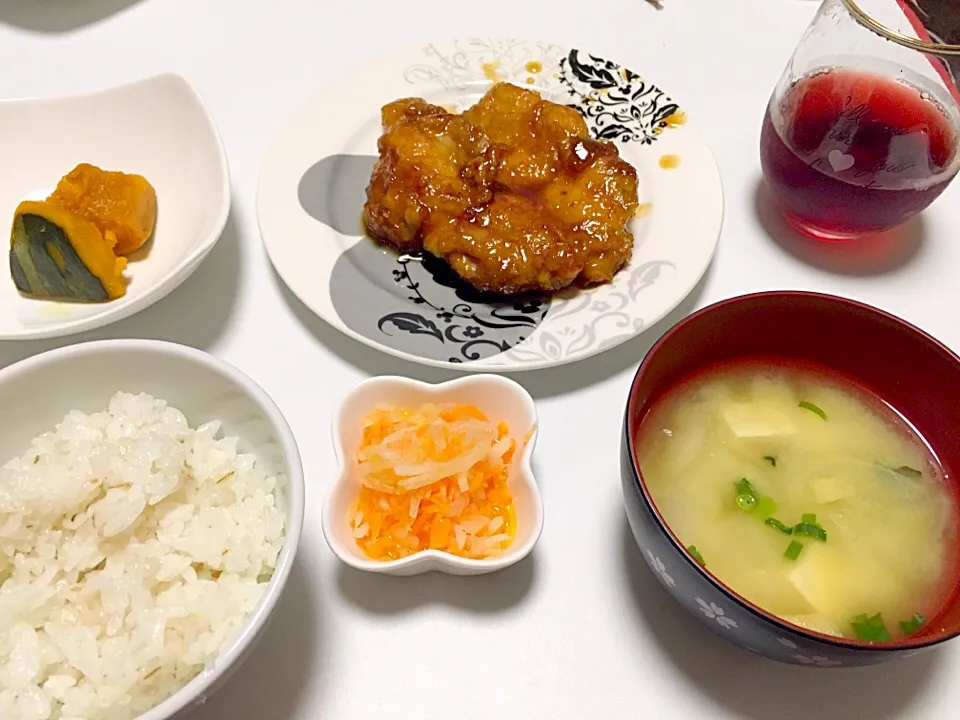 晩ごはん☆照り焼きチキン|まぁさん