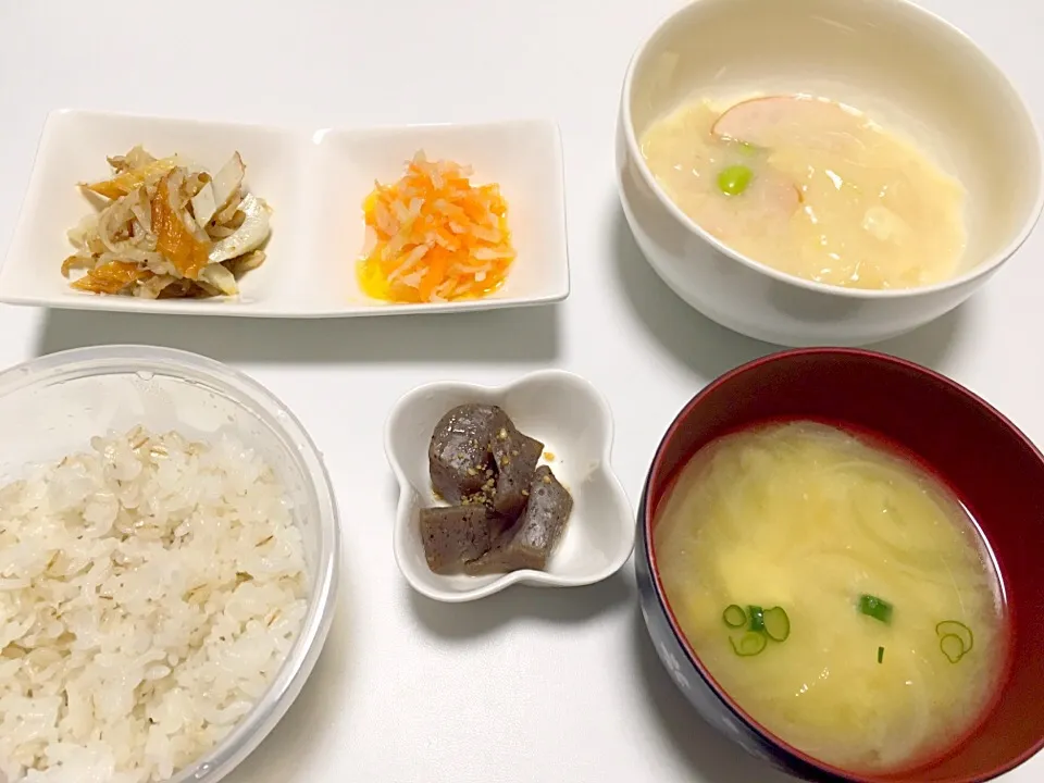 残り物の質素な晩ごはんw|まぁさん